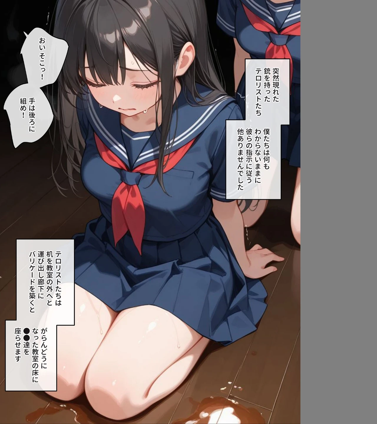 学園を占拠したテロリストがド変態だったら モザイク版（単話） 画像5