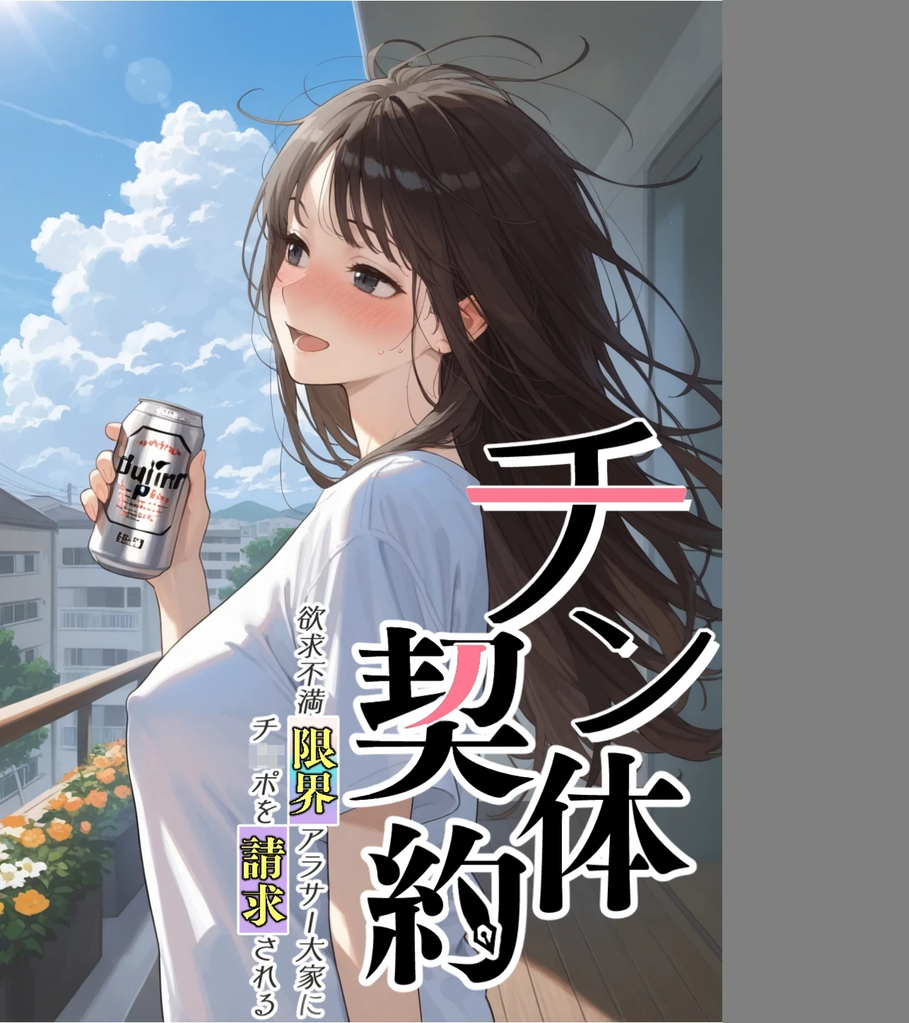 チン体契約 欲求不満限界アラサー大家にチ●ポを請求される【単話】 モザイク版（単話） 画像1